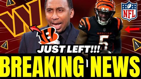 BOOM BOOM BREAKING NEWS WASHINGTON COMMANDERS NEWS TODAY NFL