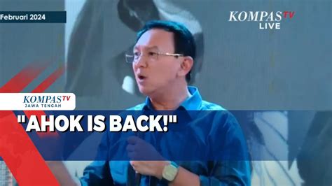 Ahok Is Back Ahok Dicecar Pertanyaan Milenial Jelang Pemilu 2024