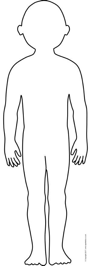 Outline Of Human Body Printable