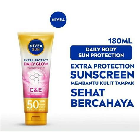 Jual NIVEA SUN Extra Protect Daily Glow Essence Serum SPF 50 180 Ml