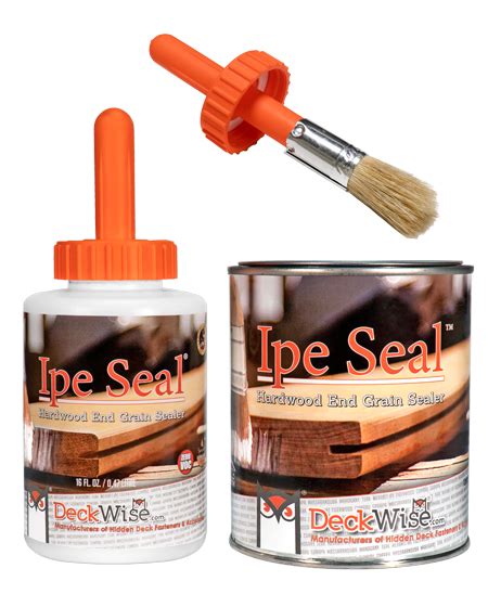 Ipe Seal® End Grain Sealant Prevents Checking Deckwise