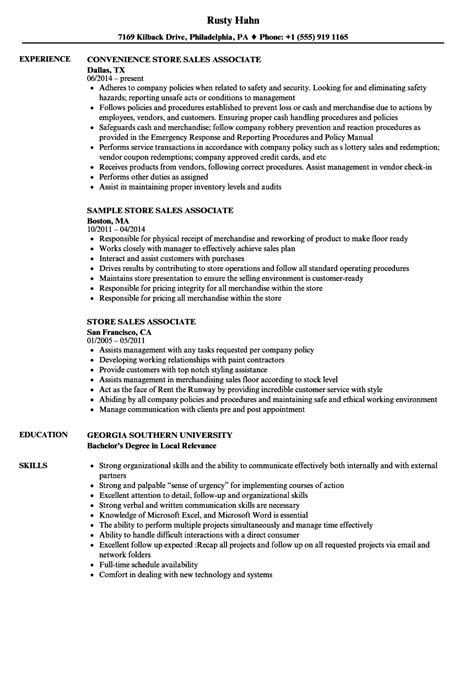 Sample Of Resume For Sales Associate Retail Sales Associate Resume Examples