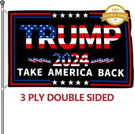 Probsin Trump 2024 Flag 3x5 Ft Decorations Outdoor Double