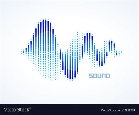 Music sound waves Royalty Free Vector Image - VectorStock