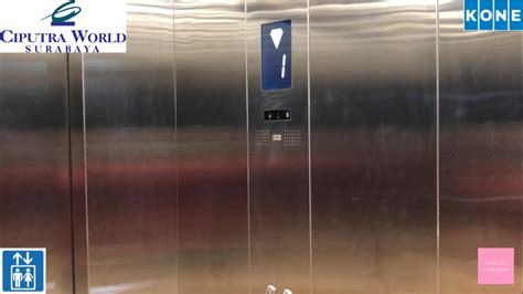 Brand New Kone Monospace Mrl Lifts Ciputra World Mall Sby Youtube