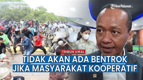 Pemerintah Janji Tak Ada Bentrok Asal Masyarakat Rempang Bisa