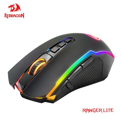 Redragon Ranger Lite M Ks Rgb Usb G Rat N Inal Mbrico Para Juegos