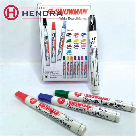 Spidol Snowman Boardmarker Bg Lazada Indonesia