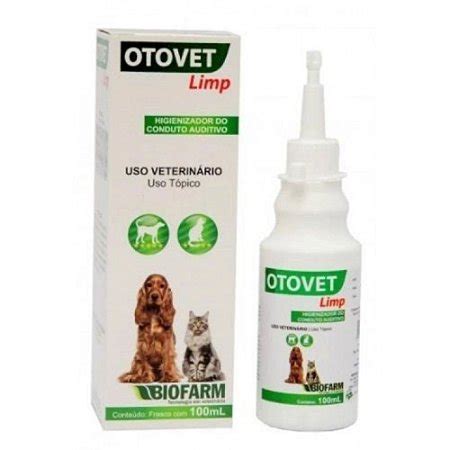 Otovet Limp Biofarm para Cães e Gatos 100 ml Multi Patas Pet Shop