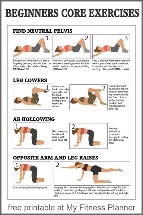 Core exercises for beginners – Artofit