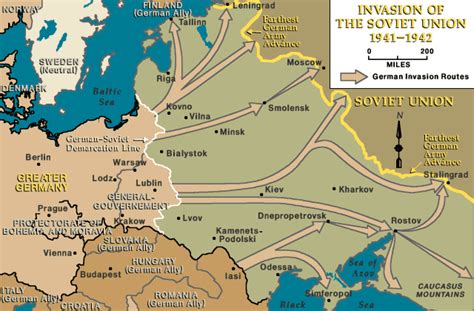 Invasion Of The Soviet Union 1941 1942