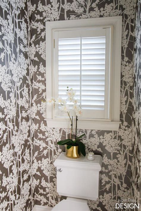 Wallpaper In The Water Closet Deeply Southern Home Water Closet