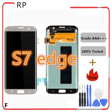 New 5 5 Super Amoled Lcd Screen Replacement For Samsung Galaxy S7 Edge G935 G935f Lcds Touch