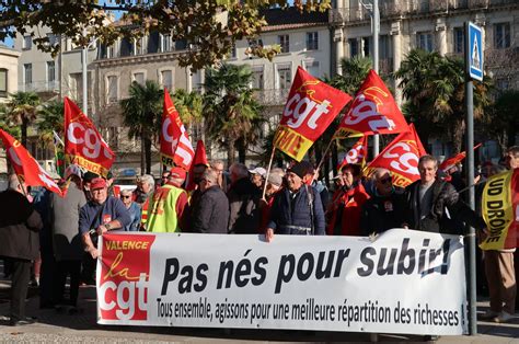 Dr Me Valence La Cgt Na Pas Mobilis Avec Moins De Manifestants