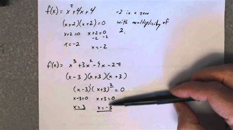 Find A Polynomial Function Given The Degree And Its Zeros With