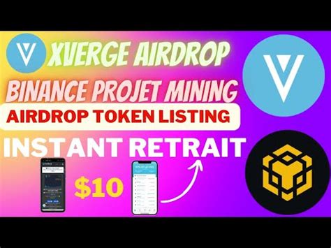 Binance Xverge Mining Projet Xvg Token Youtube