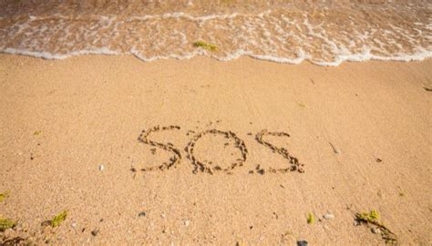 Two Stranded Mariners Rescued After Writing Sos In The Sand