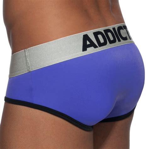 Addicted Slip Swimderwear Push Up Violet Argent Inderwear