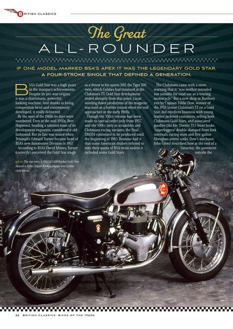 Aviation Specials Magazine British Classics Bikes Of The 1960s Back