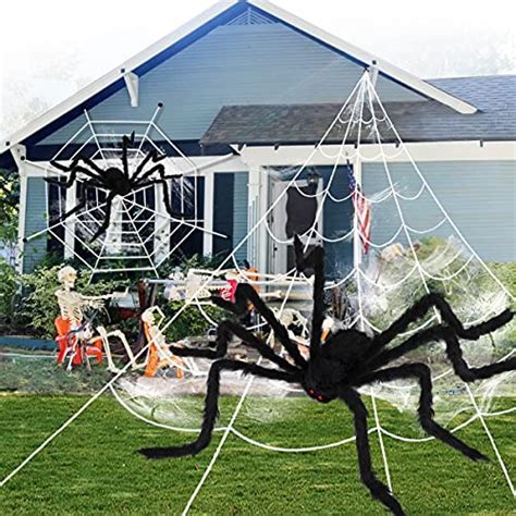 Opolemin Halloween Spider Decorations 2 504 Scary Giant Spiders