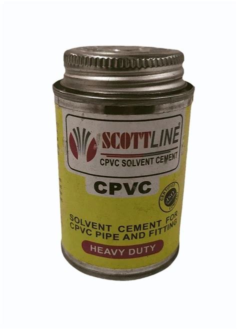 Ml Scott Line Cpvc Pipe Joint Solvent Tin Can At Rs Piece In