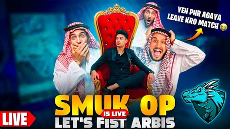 Lets Destroy Arbi Lobby🔥 Smuk Op Pubgbgmi Live Youtube