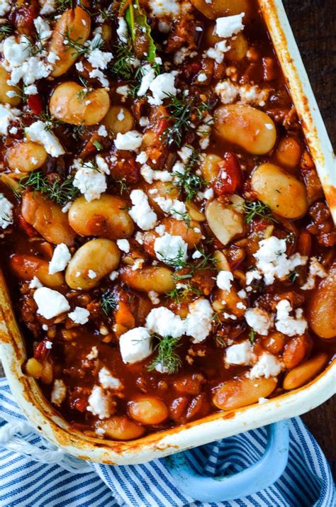 GIGANTES GIANT GREEK BEANS Larder Love Vegetarian Greek Recipes