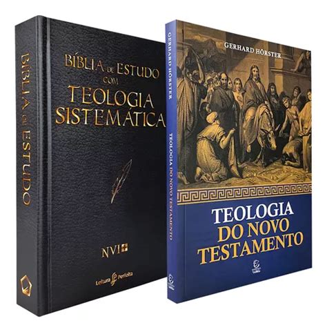 Kit Livro Teologia Do Novo Testamento E Bíblia Estudo Teologia