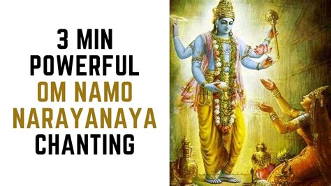 Om Namo Narayanaya Powerful Mantra Chanting For PEACE And HAPPINESS