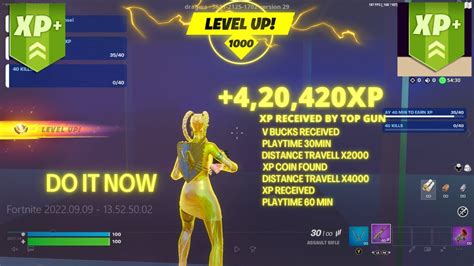 Get On Level Fast Afk Xp Glitch Fortnitedo It Now Insane Xp