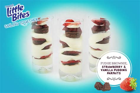 Strawberry and Vanilla Pudding Parfait | Little Bites® Snacks