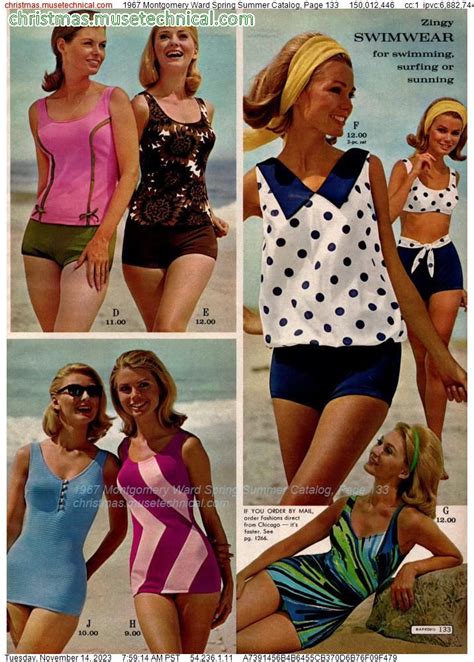 1967 Montgomery Ward Spring Summer Catalog Page 133 Catalogs And Wishbooks Vintage Beachwear