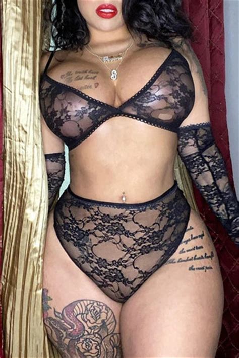 Wholesale Black Fashion Sexy Solid See Through Backless Lingerie K