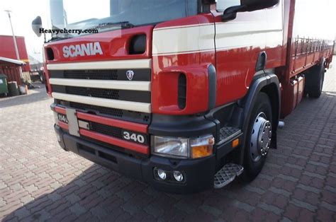 Scania 114 340 3 Super Stan 2001 Stake Body And Tarpaulin Truck Photo