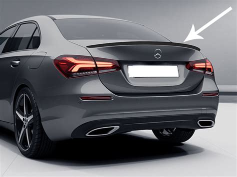 Mercedes Boot Trunk Lid Spoiler V177 A Class Saloon Sedan Models From 2019 Onwards High End