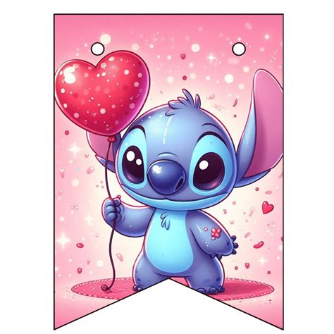 Stitch Birthday Banner 5 - MR ALPHABETS