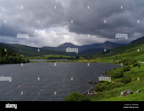 Snowdonia National Park North Wales United Kingdom June 2023 Stock