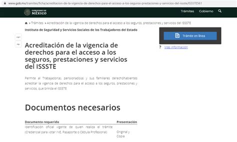 Tramite De Acreditaci N De La Vigencia De Derechos Para El Acceso A Los