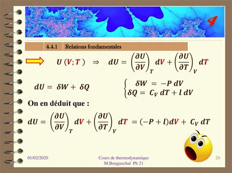 Cours De Thermodynamique Module Phv Ppt T L Charger