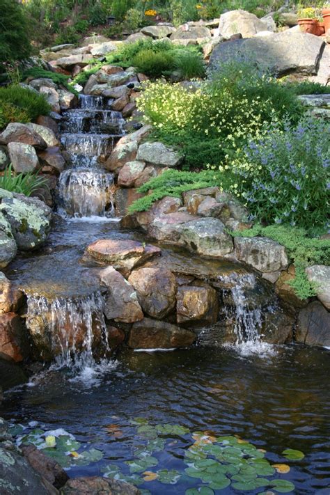 Waterfall Landscaping Garden Waterfall Pond Landscaping Forest