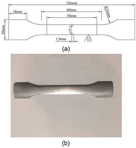 Standard Tubular Tensile Specimens A Tensile Specimen Size And B Download Scientific