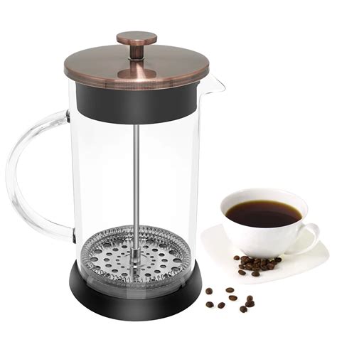 Stainless Steel Borosilicate French Presses Coffee Pot Coffee Maker