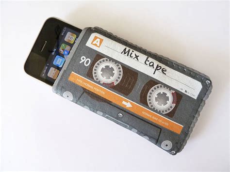 Iphone Case Mix Tape Cassette Phone Case By Crank