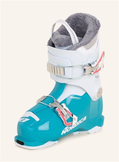 NORDICA Skischuhe SPEEDMACHINE J2 in türkis weiss rosa