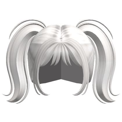 Long Pigtails W Bangs White Roblox Item Rolimon S