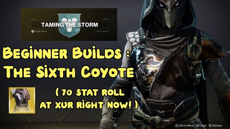 Destiny 2 Beginner Builds The Sixth Coyote Grab This Roll From Xur