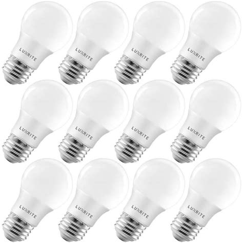 LUXRITE 40 Watt Equivalent A15 LED E26 Base LED Light Bulb 3000K Soft