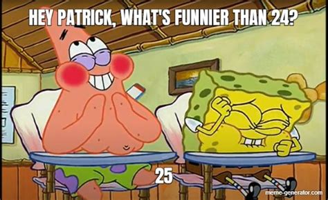 Hey Patrick What S Funnier Than Spongebob Disney Movies To