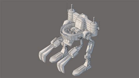 3d P007 Magitek Armor Turbosquid 2054575