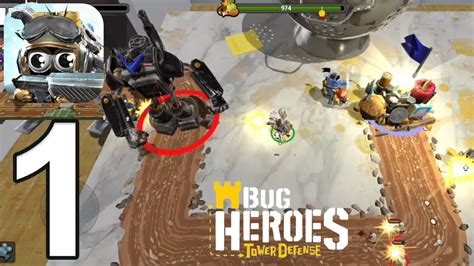 Bug Heroes Tower Defense Gameplay Walkthrough Part Tutorial Ios